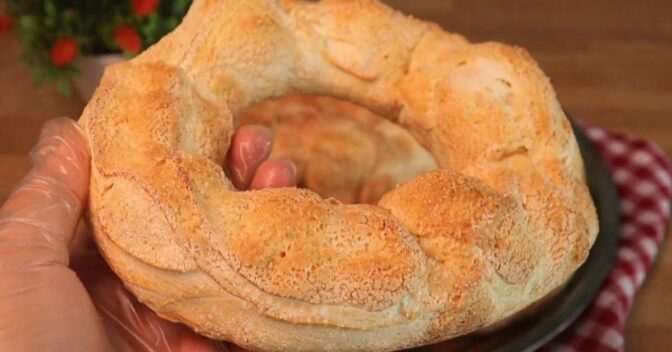 Lanche: Rosquinha de Polvilho Açucarada