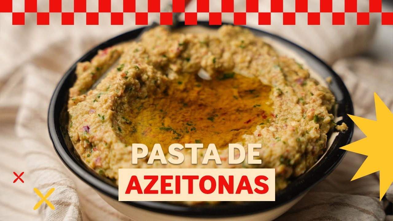 Aprenda a fazer tapenade de azeitona, uma pastinha cheia de sabor e perfeita para pães...