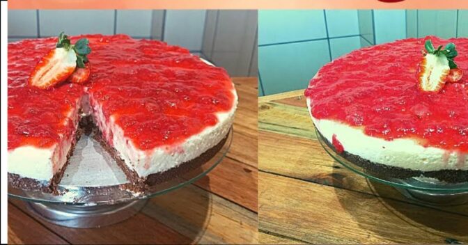 Sobremesas: Cheesecake com Morangos