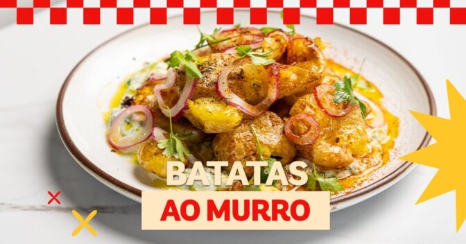 Saudável: Batata ao Murro com Coalhada Seca