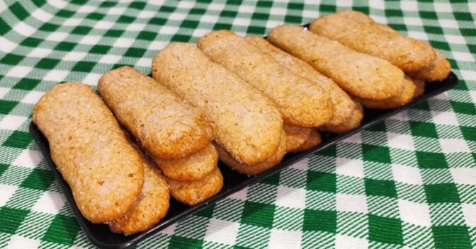 Lanche: Biscoito Champanhe Caseiro Sem Ovos