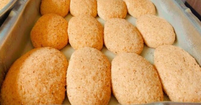 Biscoitos: Bolacha de Farinha de Trigo Fofinha que Cresce e Rende Muito