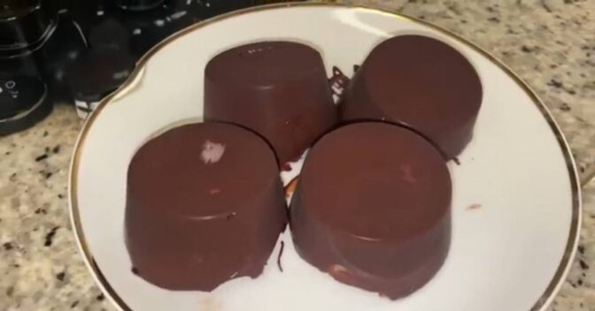 Doces: Bombom de Chocolate Recheado Fit e Sem Açúcar que Surpreende