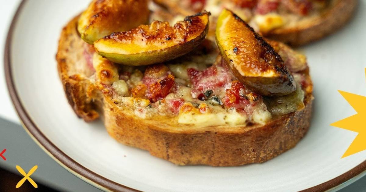 Aprenda a fazer uma Bruschetta de Linguiça Bem Recheada com Queijo, Figo e Mel, perfeita...