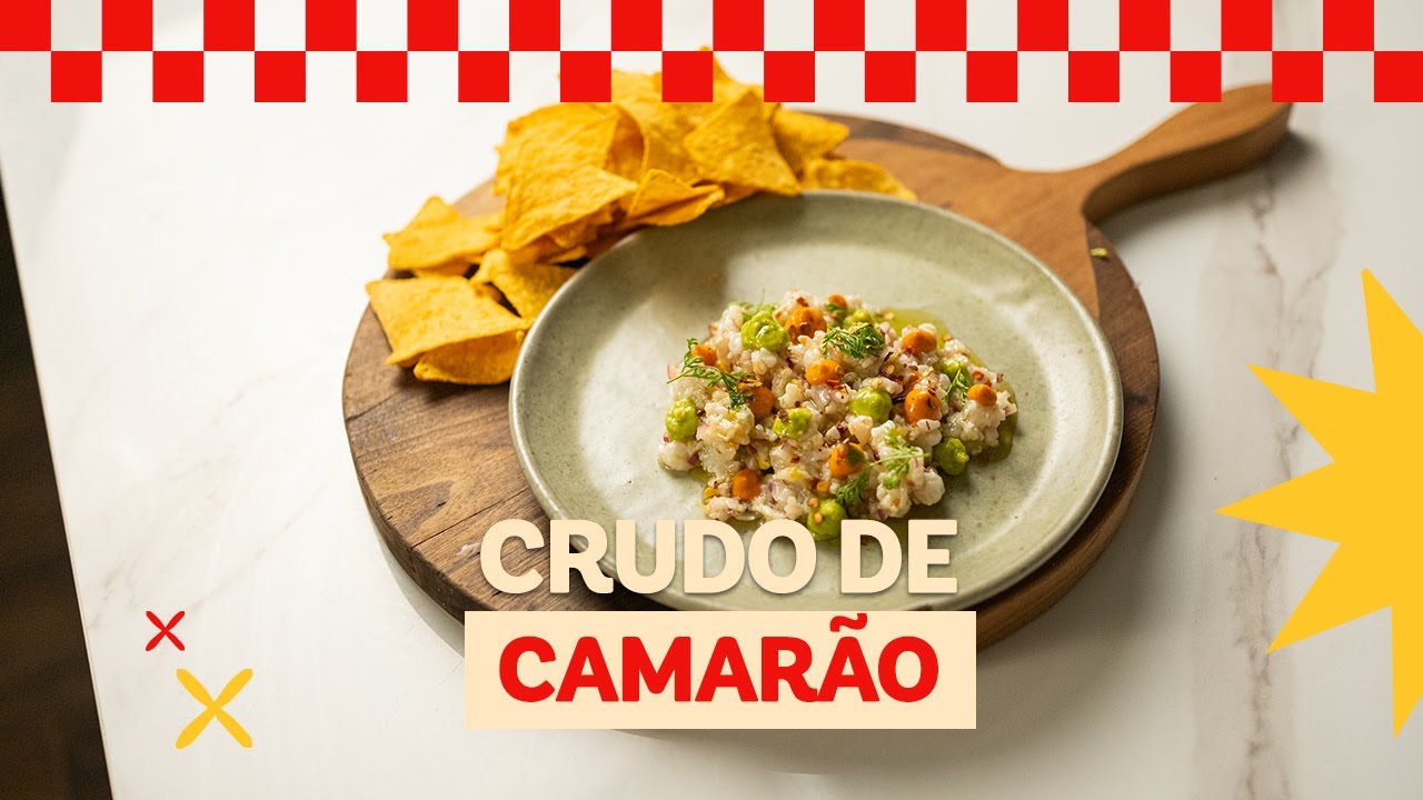 Aprenda a fazer um Crudo de Camarão Refrescante e Saboroso. Receita simples, perfeita para dias...