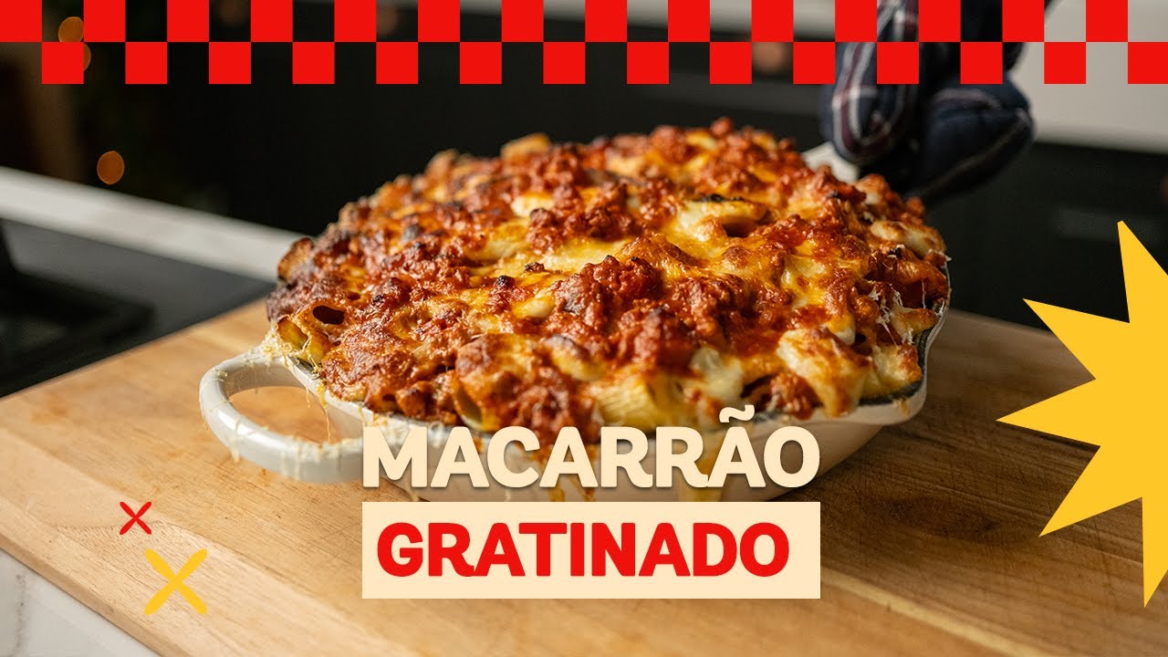 Esse macarrão à bolonhesa de forno é cremoso, suculento e coberto com queijo derretido. Fácil,...