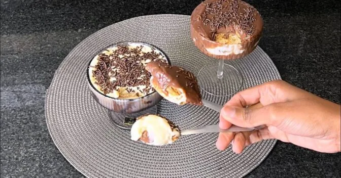 Sobremesas: Pavê de Leite Ninho com Nutella