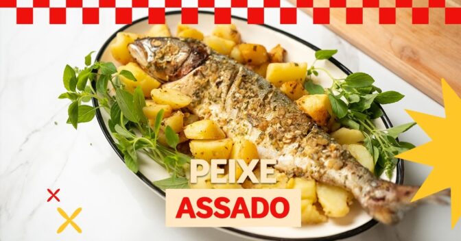 Peixes: Peixe Assado com Batatas Perfeito para Ceia