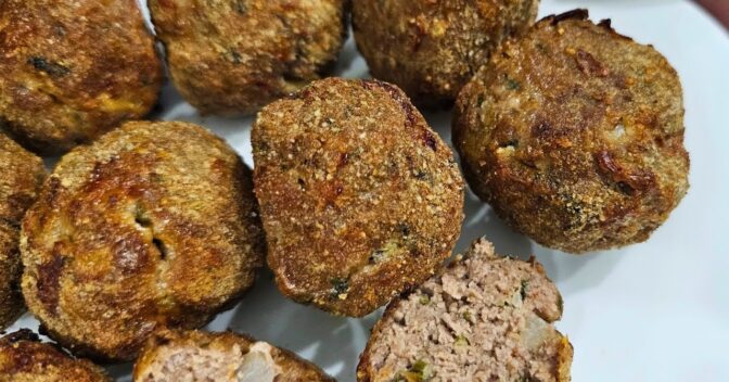 Air Fryer: Bolinho de Carne Moída Sem Fritar