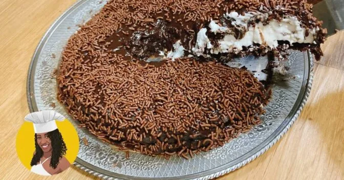 Bolos: Bolo de Marshmallow com Brigadeiro