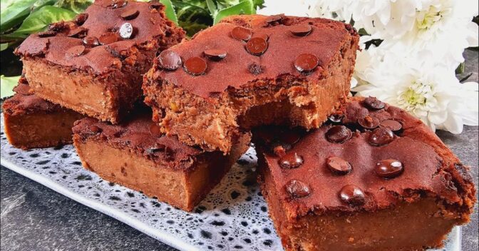 Saudável: Brownie Vegano de Grão-de-Bico