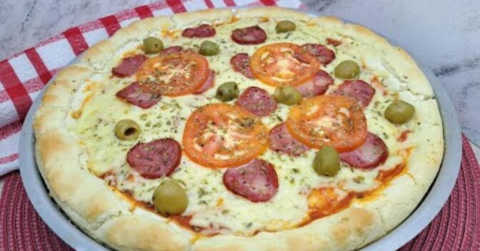 Lanche: Massa de Pizza Caseira Sem Glúten: Receita Fácil e Deliciosa!