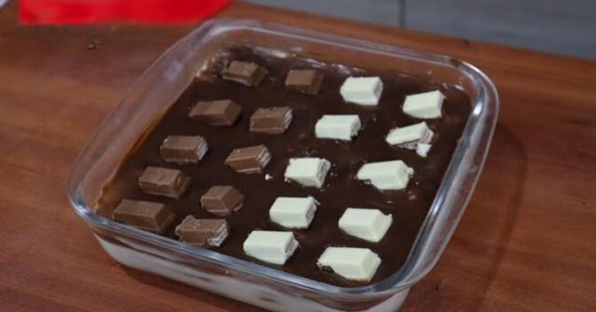 Sobremesas: Pavê Tradicional de Kit Kat