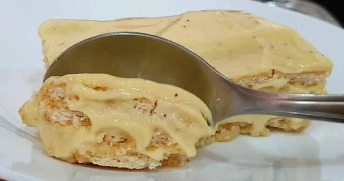 Pavê de liquidificador sem fogo e sem gelatina, feito com fruta natural e muito fácil...