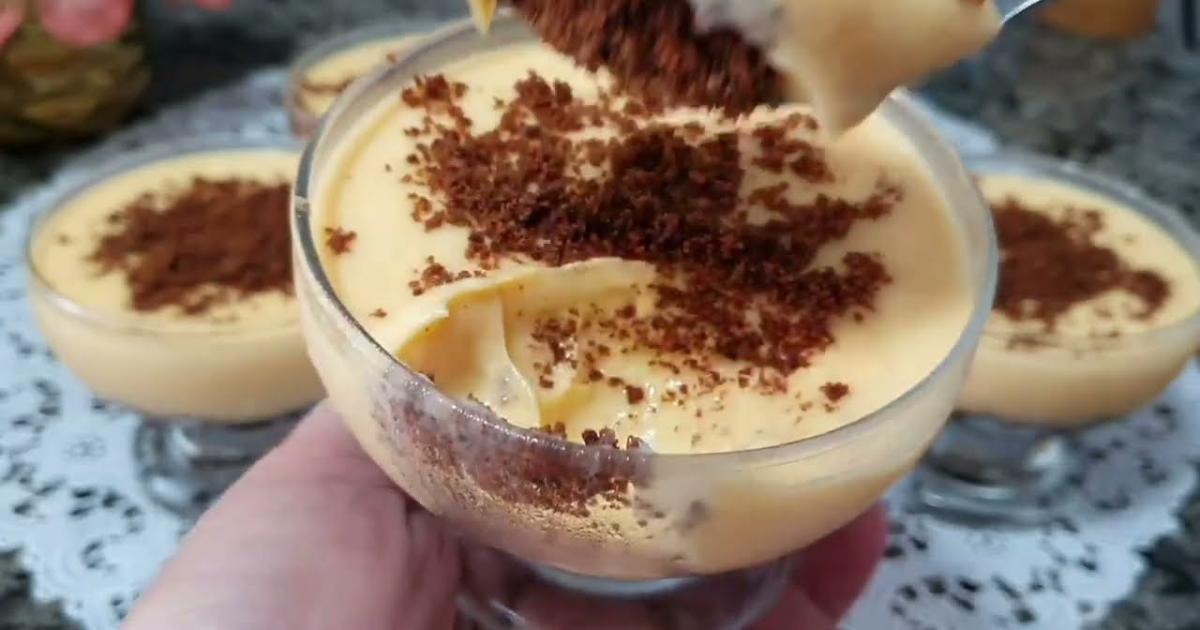 Aprenda a fazer essa sobremesa gelada super cremosa, rápida e sem precisar ir ao fogo!...