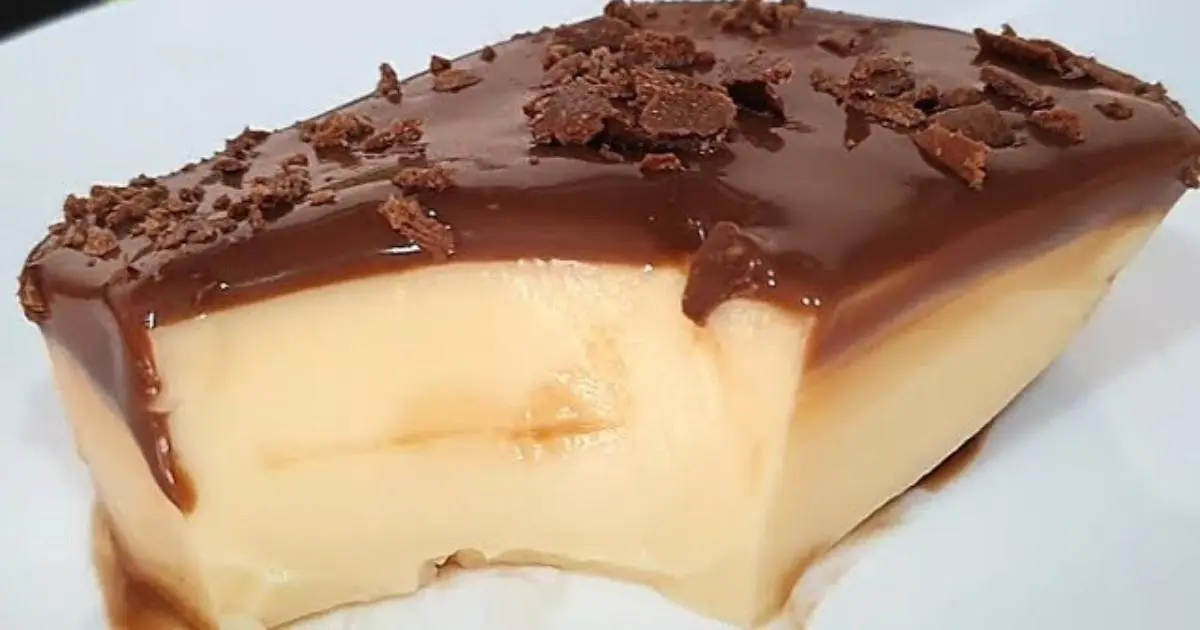 Uma sobremesa de domingo fácil e deliciosa, feita com gelatina de maracujá e ganache de...