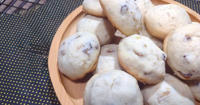 Biscoitos: Bolacha Tâmara e Nozes Crocante