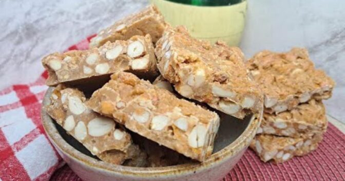 Doces: Receita de Pé de Moleque com Leite Condensado que Derrete na Boca