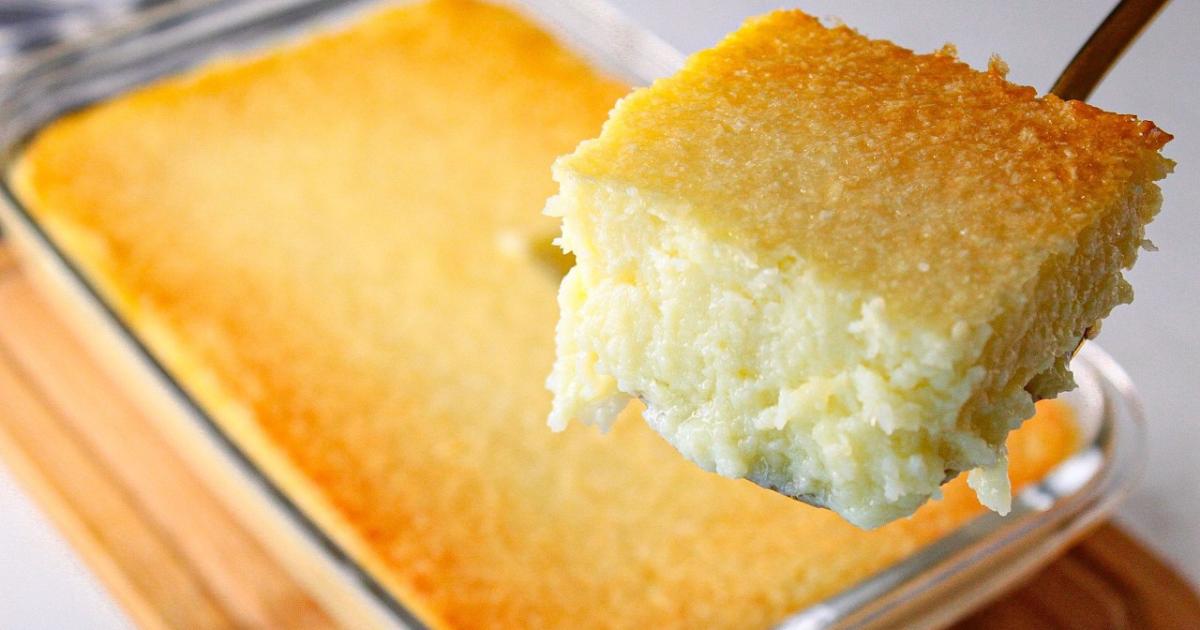 Receita fácil de Docinho do Céu na travessa, super cremoso e saboroso!...