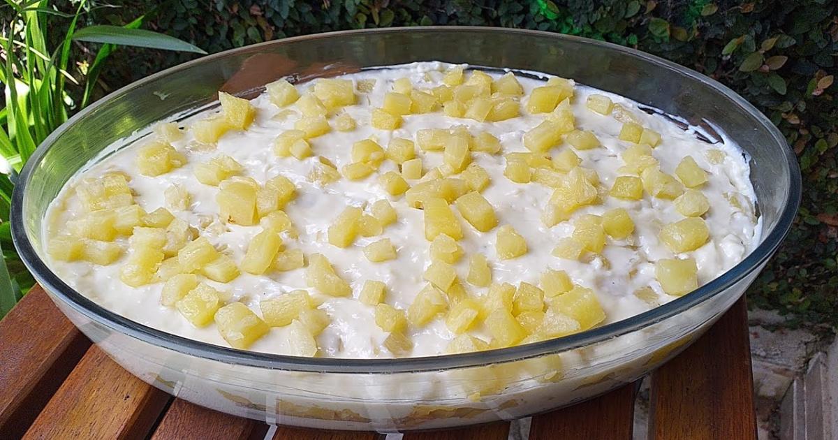 Descubra o Pavê de Abacaxi Mais Gostoso e Fácil que Você Já Viu
