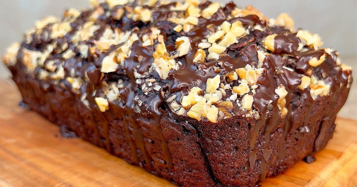 Sobremesa saudável de aveia, cacau e banana, fácil e sem açúcar....