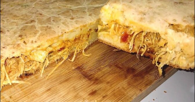 Lanche: Torta de Frango Liquidificador Fácil Saborosa