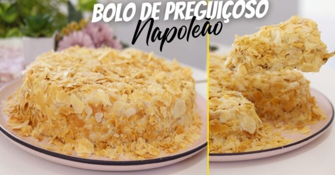 Bolos: Bolo Napoleão Preguiçoso com Massa Folhada