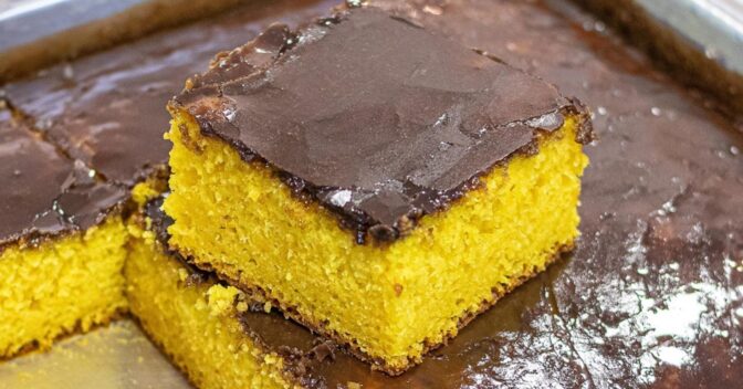 Bolos: Bolo de Cenoura com Cobertura Durinha