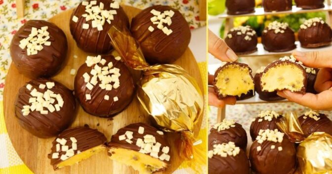 Doces: Bombom Crocante de Maracujá