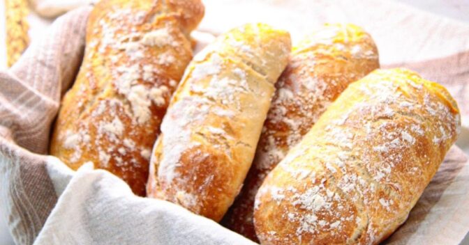 Pães: Descubra o Pão Ciabatta que Não Precisa Sovar