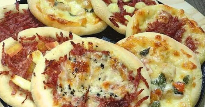 Lanche: Esfiha Aberta Caseira Fofinha e Muito Saborosa