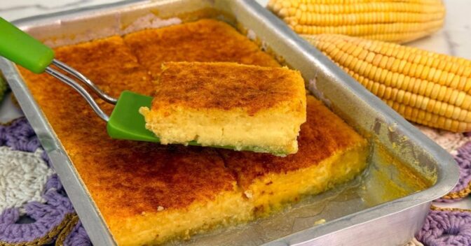 Bolos: Esse Bolo de Milho Cremoso Vai Te Surpreender