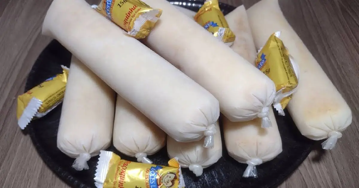 O Geladinho Cremoso de Paçoca Para o Verão é a sobremesa ideal para refrescar e...