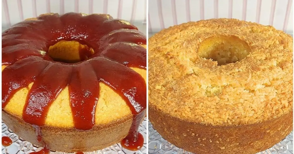 Bolo de milho com goiabada e bolo de aipim perfeitos pro São João....