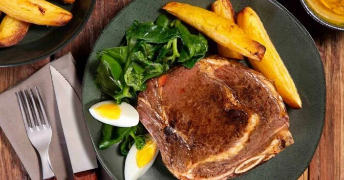 Carnes: Bisteca Suína ao Molho de Mostarda e Mel