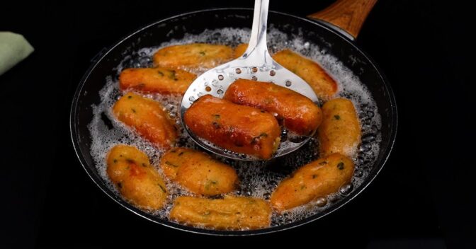 Lanche: Bolinho de Batata Frito Sabor Incrível