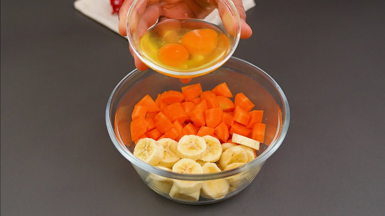Bolo de Banana com Cenoura Saudável e Fofo é uma receita fácil e nutritiva, ideal...