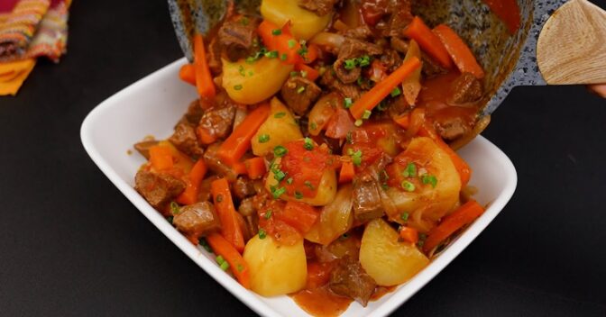 Carnes: Carne com Legumes na Panela Saborosa