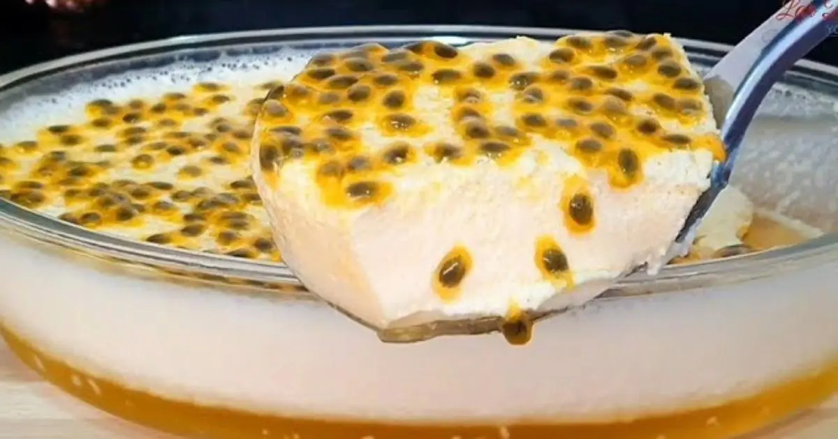 Mousse de maracujá fácil, leve e sem leite condensado....