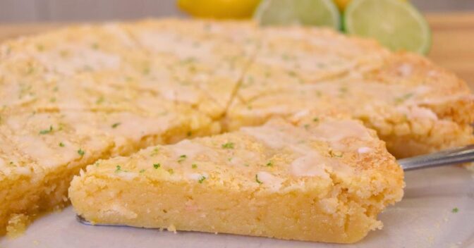 Tortas: Descubra o Brownie de Limão Siciliano com casquinha crocante e interior cremoso