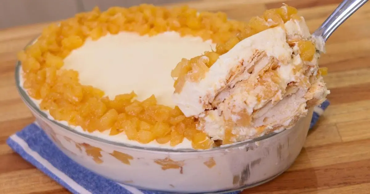 Pavê gelado, fácil e cremoso com creme que não vai ao fogo....