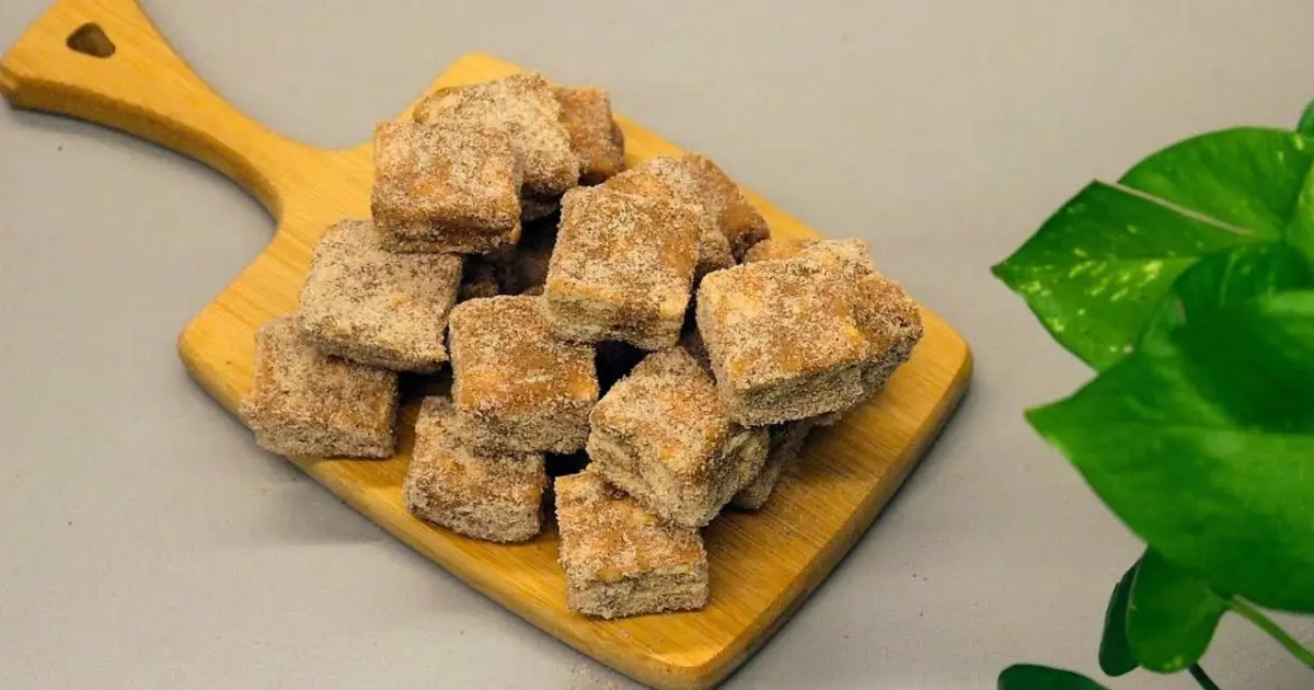 Receita simples de palha italiana com sabor churros irresistível....