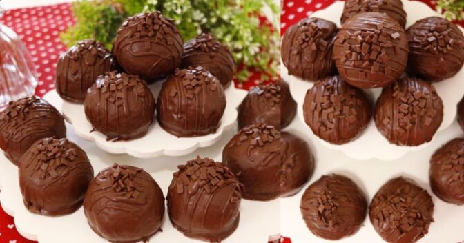 Doces: Esse Bombom de Brigadeiro Crocante Vai Surpreender