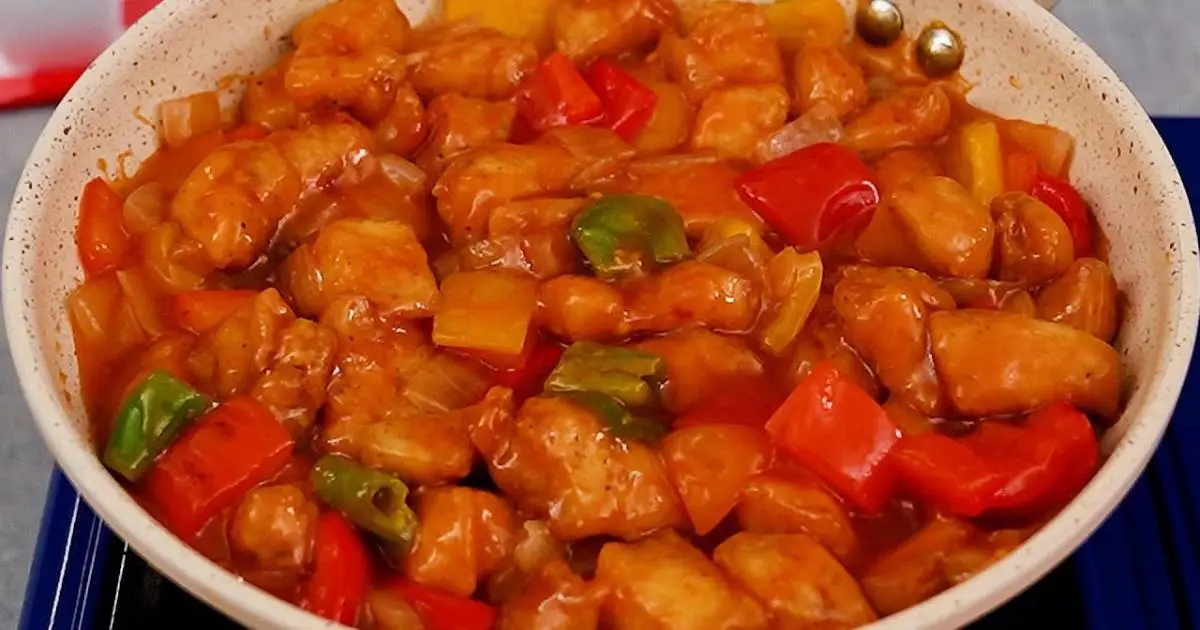 Frango Agridoce Estilo Chinês Caseiro Delicioso é uma receita crocante e cheia de sabor. Melhor...