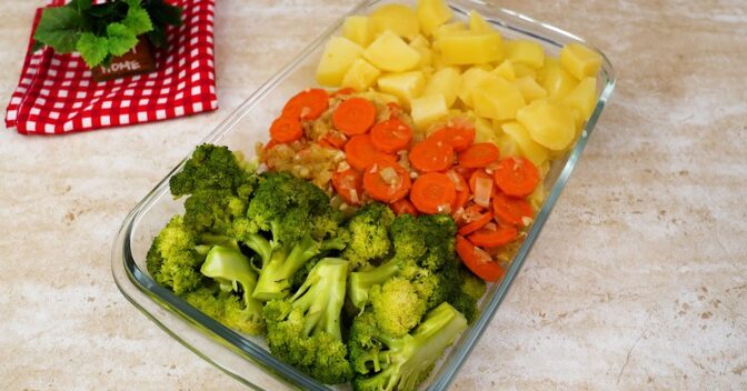 Saudável: Gratinado de Brócolis com Batata Cremoso