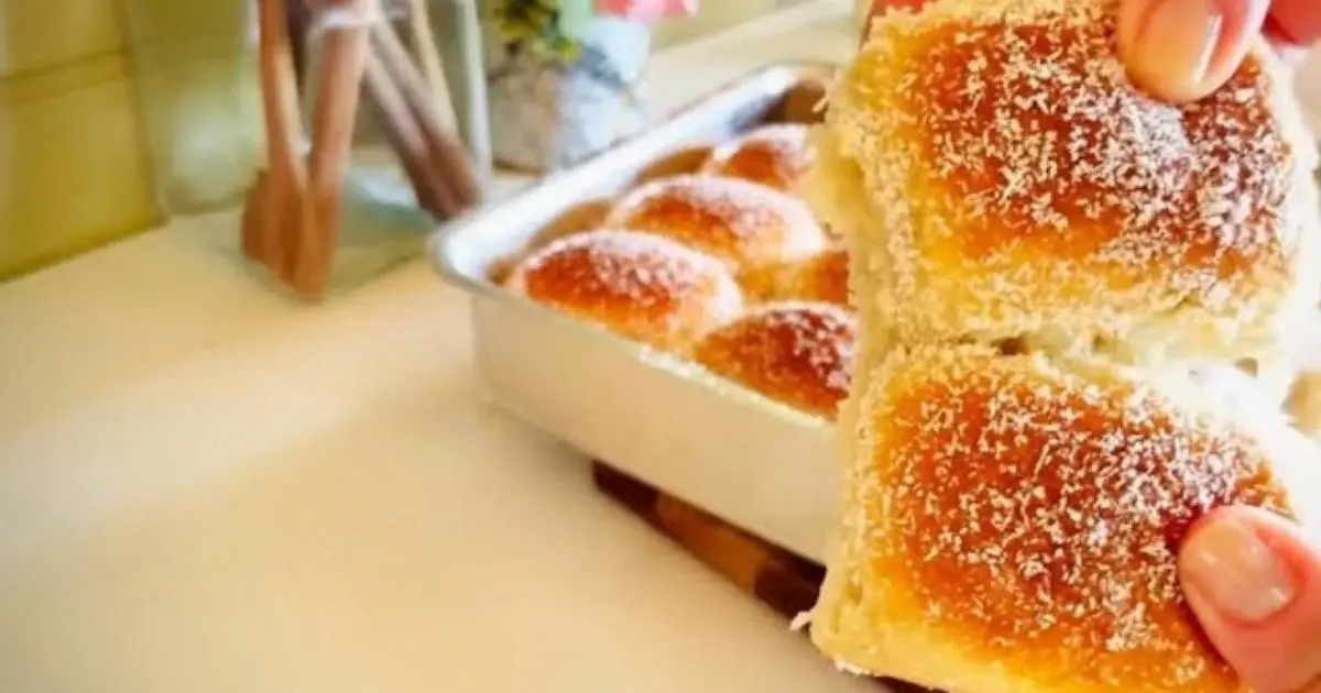 Receita de pão sem ovos e sem sovar, macio e fácil de fazer....