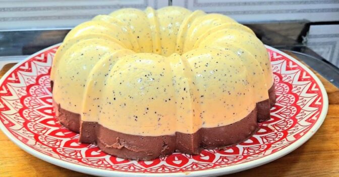Sobremesas: Pudim de Maracujá com Chocolate