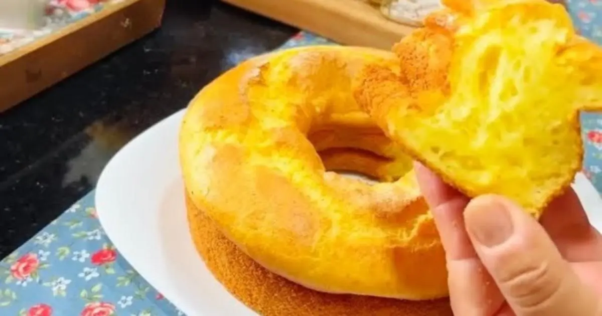 Receita rápida de rosca de queijo no liquidificador com polvilho doce....