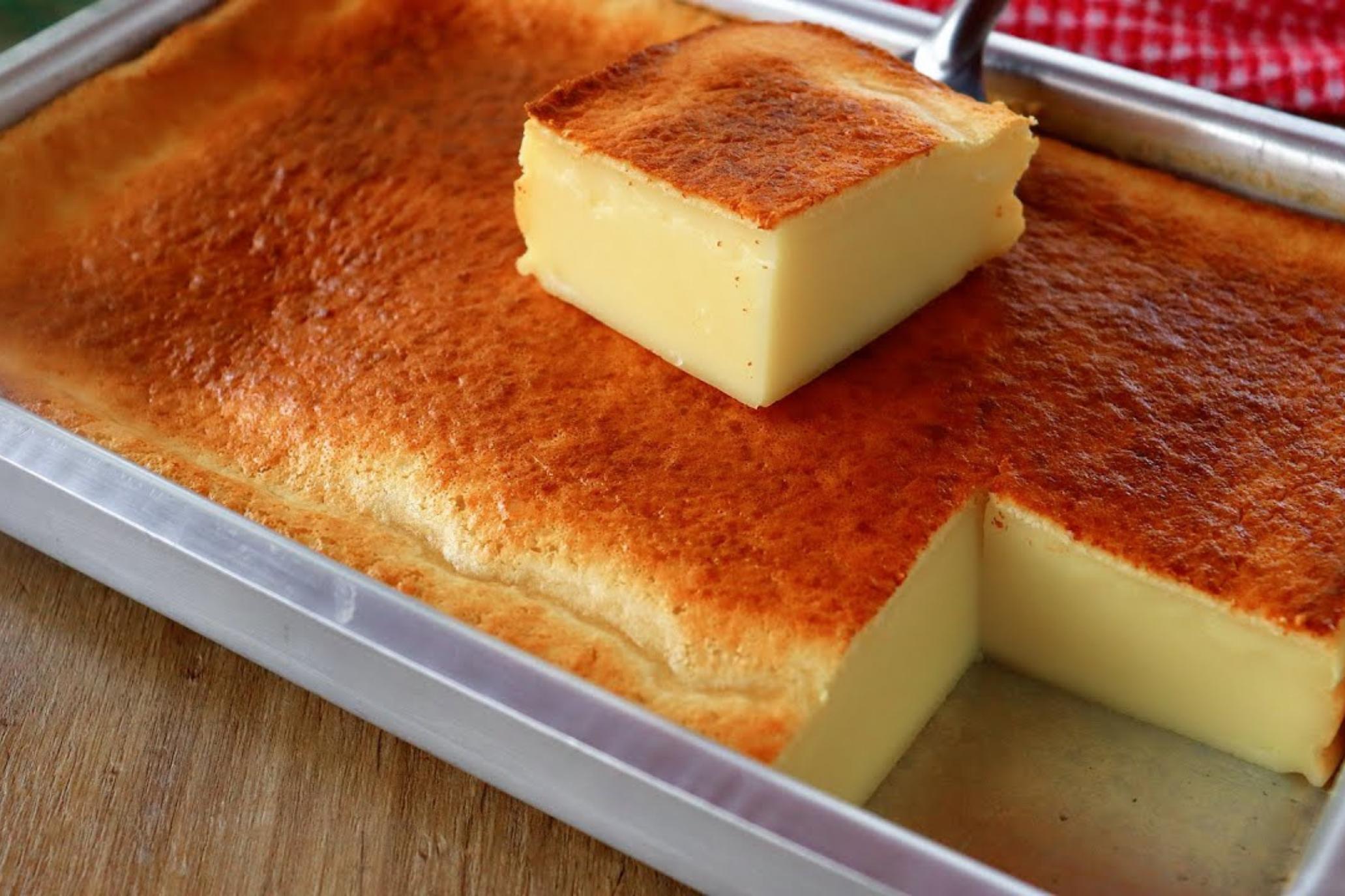Bolo de Leite que Derrete na Boca