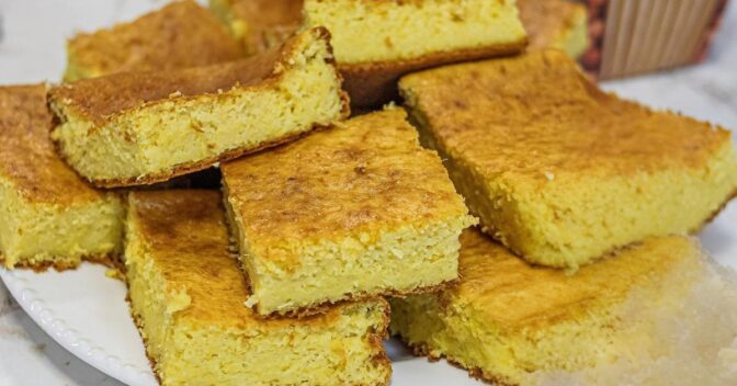 Bolos: Bolo de Milho de Latinha Cremoso com Sabor de Pamonha